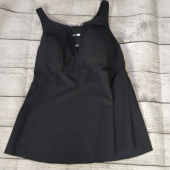 Amoressa black tankini top size 12 - Picture 1 of 6